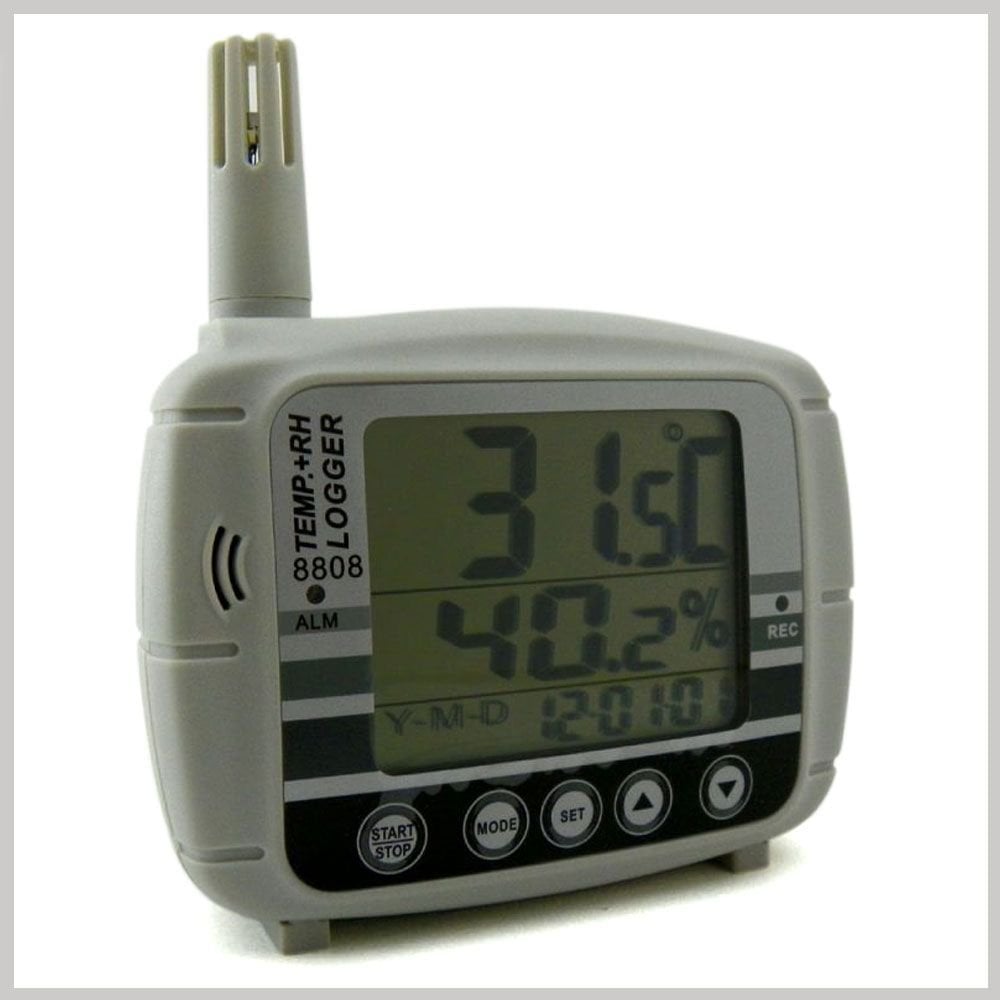 Nem - Sıcaklık Kayıt Cihazı (LCD Ekranlı) (TL-8808)