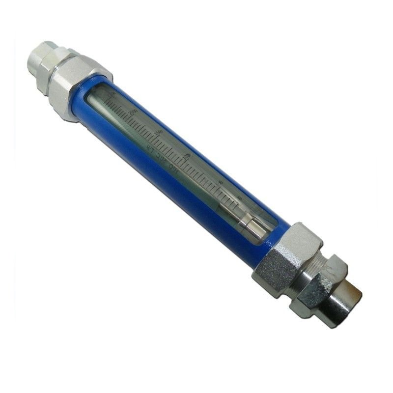 100-1000 l/h Şamandıralı Cam Tüplü Paslanmaz Çelik Debimetre