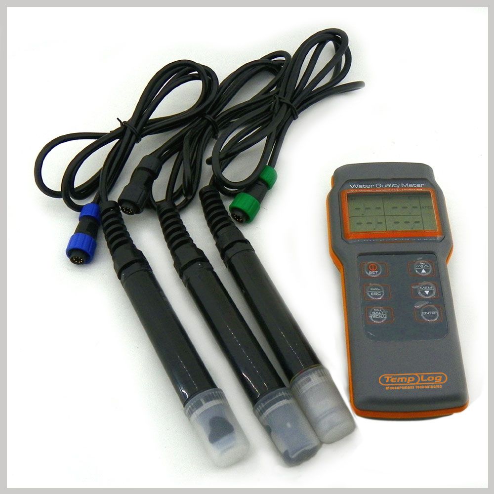 El tipi pH metre / İletkenlik / Çözünmüş Oksijen metre - iG-03