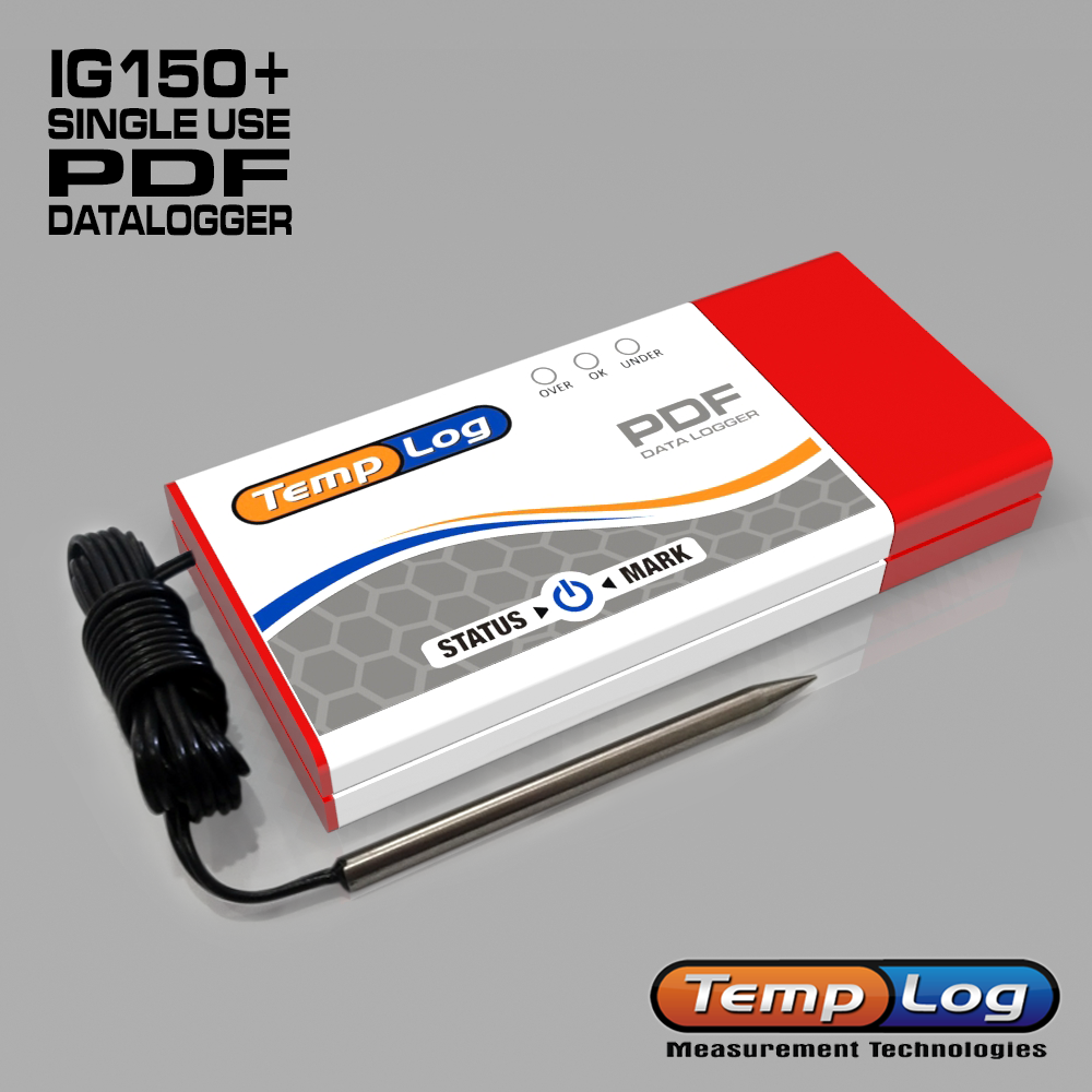 iG-150+TE Tek Kullanımlık Harici Sensörlü PDF Sıcaklık Datalogger