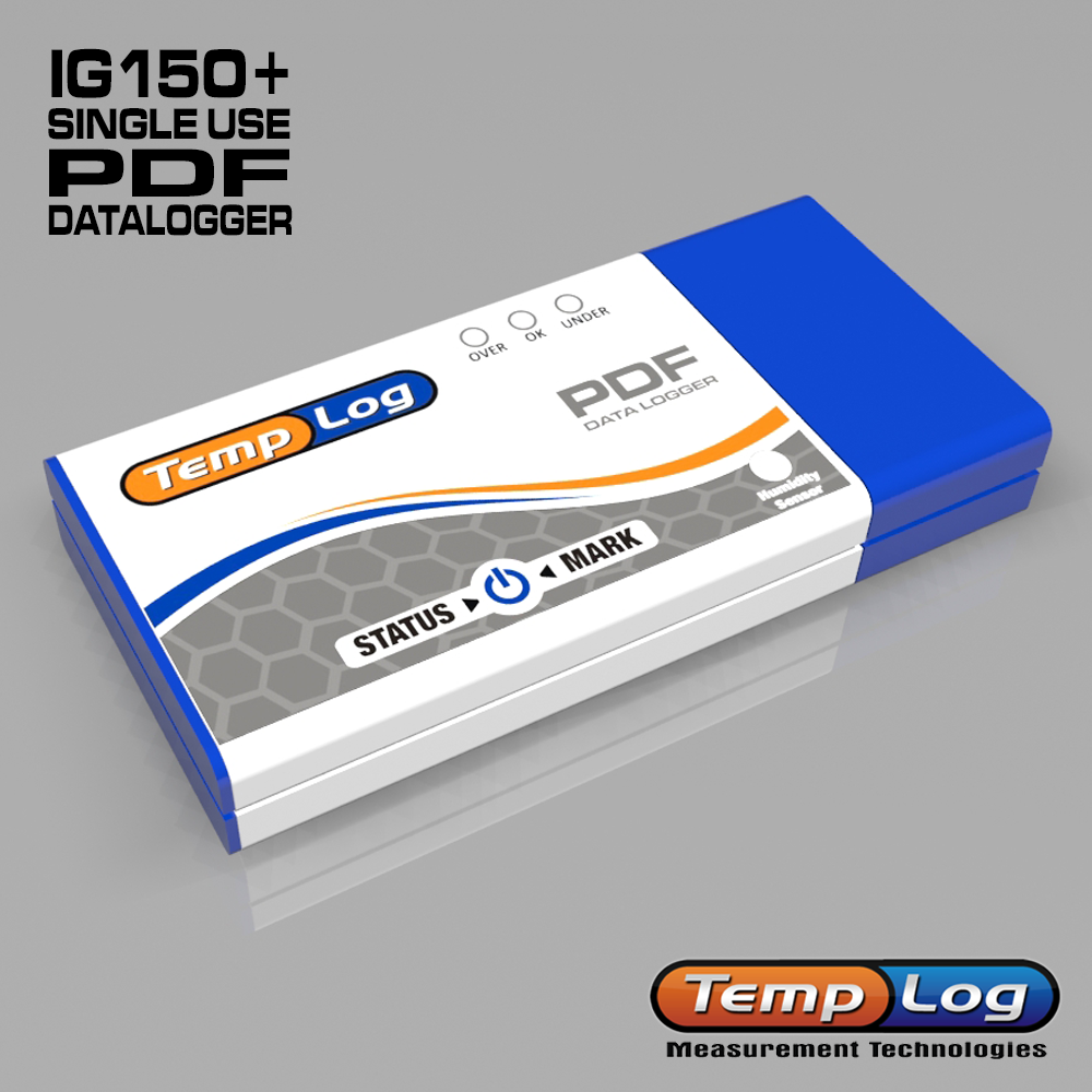iG-150+TH Tek Kullanımlık PDF Sıcaklık ve Nem Kayıt Cihazı