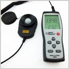 El tipi ışık şiddeti ölçer / Lux metre / AS823
