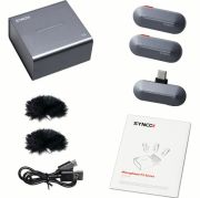 Synco P2S 2 Kişilik Kablosuz Mikrofon Sistemi (Type-C)