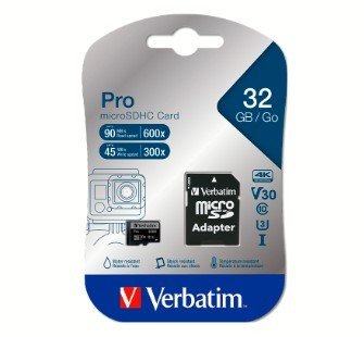 Verbatim Pro U3 32GB Micro SDXC Hafıza Kartı