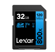 Lexar 32GB High-Performance 800x UHS-I SDHC Hafıza Kartı