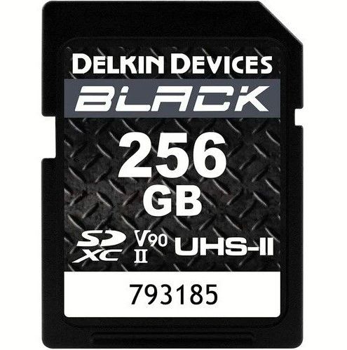 Delkin Devices 256GB Black UHS-II SDXC V90 Hafıza Kartı