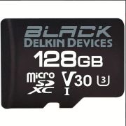 Delkin Devices 128GB BLACK UHS-I V30 MicroSDXC Hafıza Kartı + SD Adapter