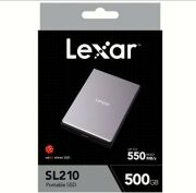 Lexar External Portable SSD 500GB, up to 550MB/s Read and 400MB/s Write