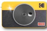 Kodak Mini Shot Combo 2 Retro Anında Baskı Dijital Fotoğraf Makinesi + Yazıcı (Sarı)