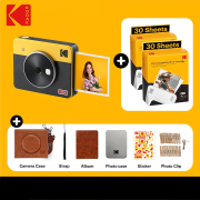 Kodak Mini Shot Combo 3 Retro Anında Baskı Dijital Fotoğraf Makinesi + Bundle ( Beyaz )