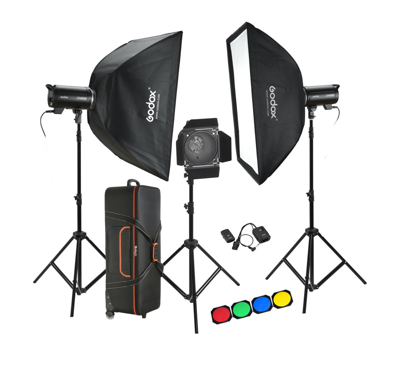 Godox DP600 III 600 Watt 3'lü Paraflaş Kit FDCA31232