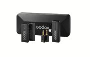 Godox MoveLink Mini Kablosuz Mikrofon Kit2 (Apple Uyumlu/Siyah)