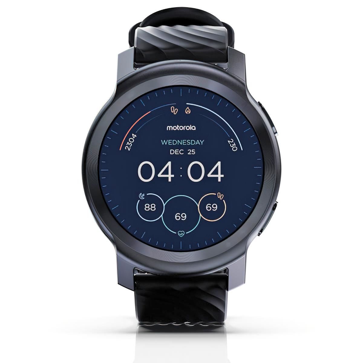 Motorola Moto Watch 100 - Akıllı Saat - Siyah