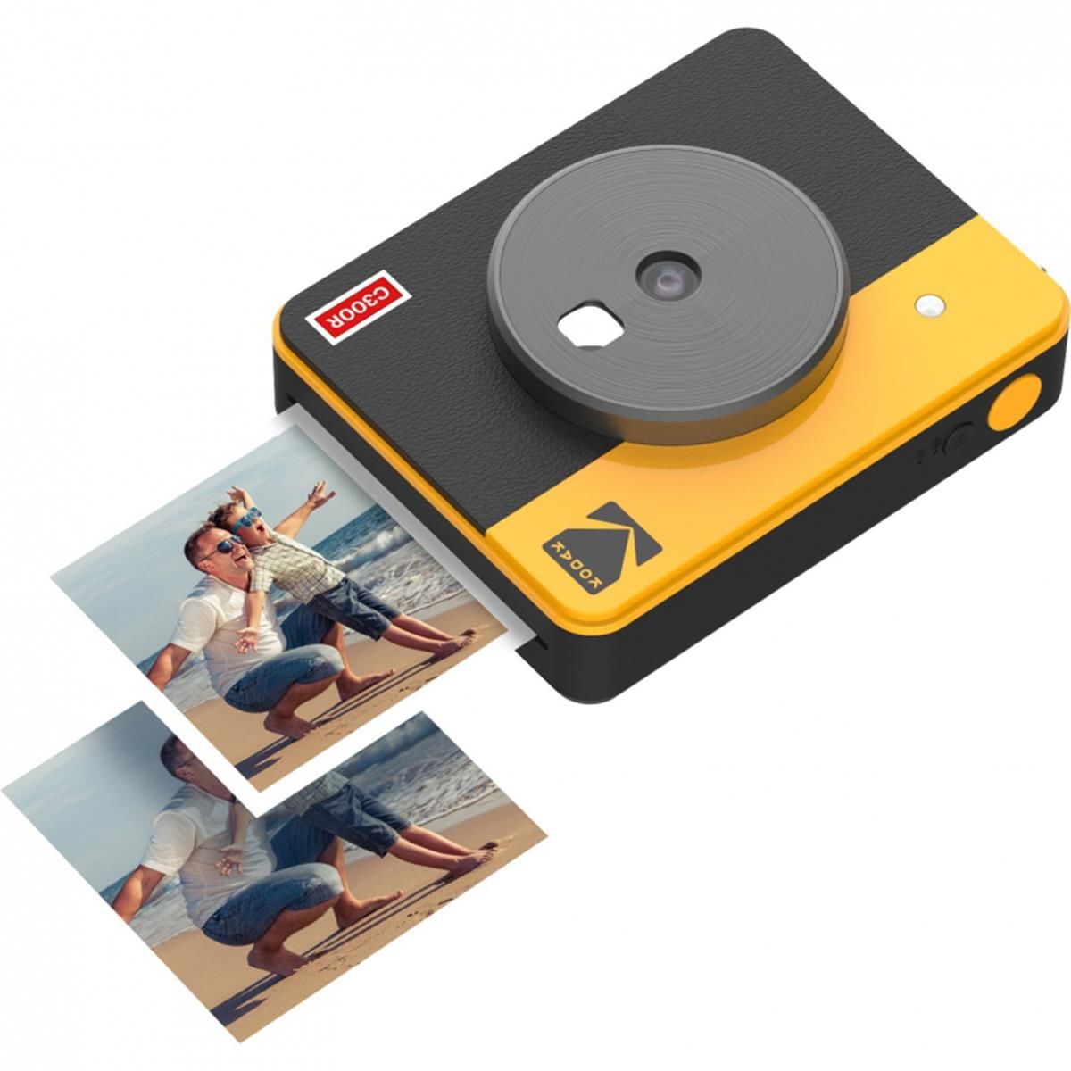 Kodak Mini Shot Combo 3 Retro Anında Baskı Dijital Fotoğraf Makinesi + Yazıcı (Sarı)