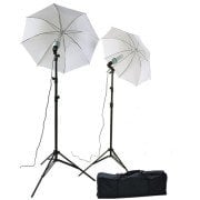 Softbox Umbrella Şemsiye 84cm Sürekli Işık Stüdyo 2m Stand Kit