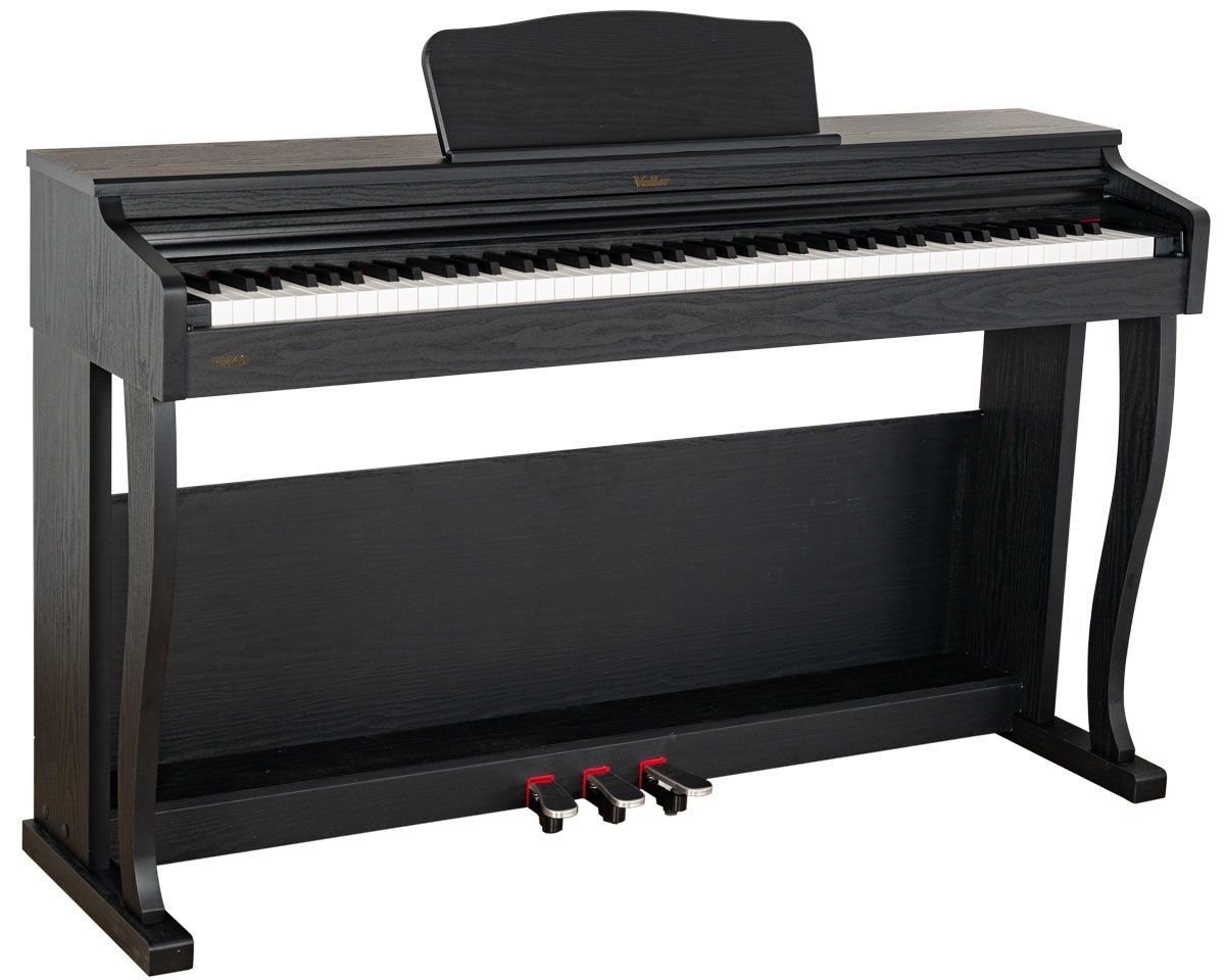 Valler PM40 Tuş Hassasiyetli Usb Bağlantılı Dijital Piyano Siyah