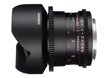 Samyang 14mm T3.1 ED AS IF UMC II Full Frame Lens (Canon EF)