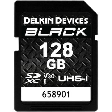 Delkin Devices 128GB BLACK UHS-I V30 SDXC Hafıza Kartı