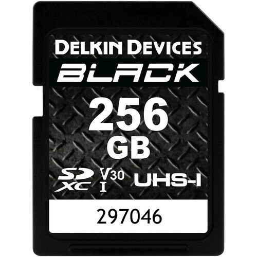 Delkin Devices 256GB BLACK UHS-I V30 SDXC Hafıza Kartı
