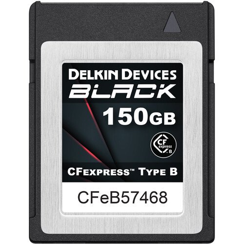 Delkin Devices 150GB Black CFexpress Type B Hafıza Kartı (DCFXBBLK150)
