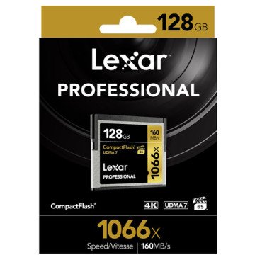 Lexar 128GB Professional 1066x CompactFlash 160MB/sn Hafıza Kartı