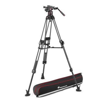 Manfrotto MVK612TWINFCNitrotech 612 series with 645 Fast Twin Carbon Tripod Kit