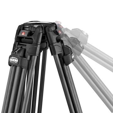 Manfrotto MVK612TWINFCNitrotech 612 series with 645 Fast Twin Carbon Tripod Kit