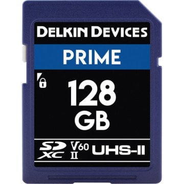 Delkin  Devices 128GB Prime SDXC UHS-II U3/V60 Hafıza Kartı (DDSDB1900128)