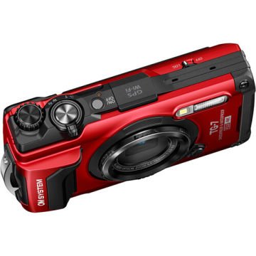 OM System Tough TG-7 Fotoğraf Makinesi (Red)