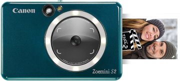 Canon Zoemini S2 Şipşak Fotoğraf Makinesi (Dark Teal)