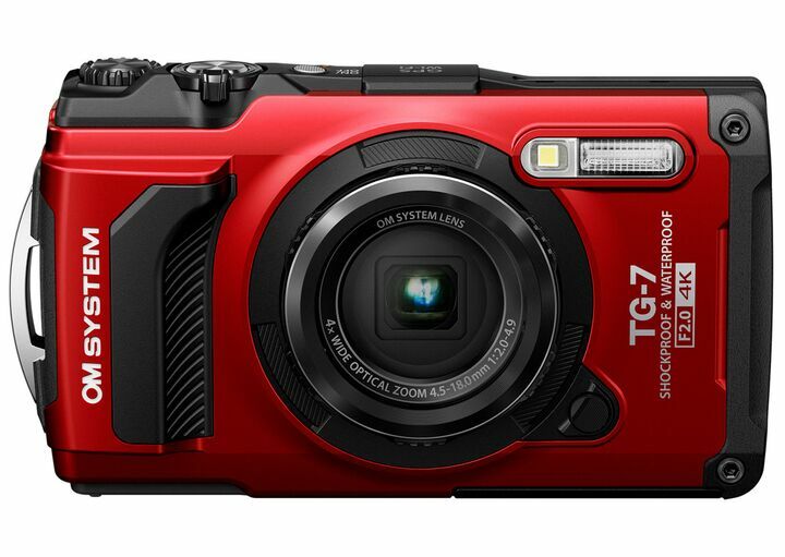 OM System Tough TG-7 Fotoğraf Makinesi (Red)