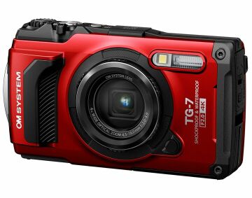 OM System Tough TG-7 Fotoğraf Makinesi (Red)