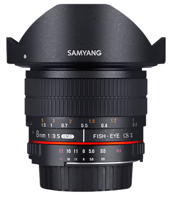 Samyang 8mm f/3.5 UMC Fish-Eye CS II Lens (Sony A)
