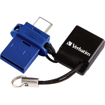 Verbatim 64GB Store 'n' Go Dual USB 3.0 Type-A & Type-C Flash Drive