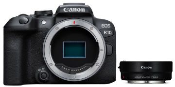 Canon EOS R10 Body + EF-EOS R Adaptör