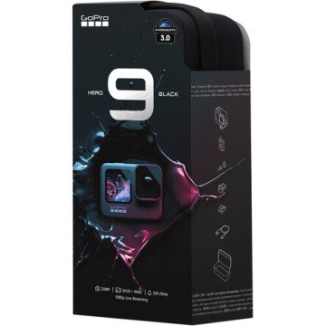 GoPro HERO9 Black Yedek Bataryalı Set + 64GB Hafıza Kartı