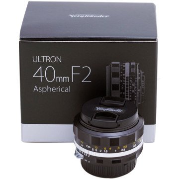 Voigtlander 40mm f/2.0 SL-II S AIS ULTRON Lens (Nikon F)