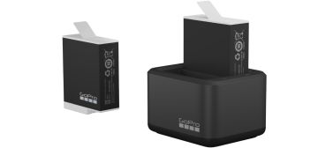 GoPro Enduro İkili Şarj Cihazı + 2 Batarya (HERO9/10/11/12 Black için)