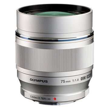 Olympus 75mm f/1.8 Lens Silver