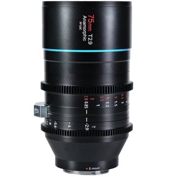 Sirui 75mm T2.9 1.6X Full Frame Anamorphic Lens (Sony E)