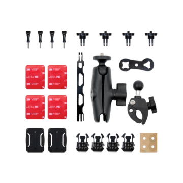 Insta360 Motorcycle Mount Bundle (ONE X2 / X3 / ONE RS / ONE RS 1 INC /ONE R/GO 2)