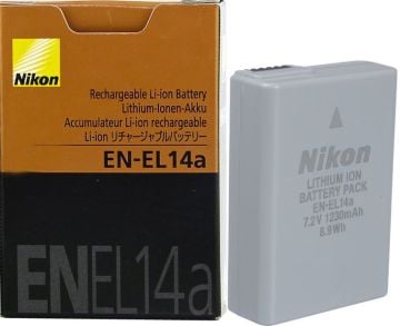 Nikon EN-EL14a Şarj Edilebilir Li-ion Batarya