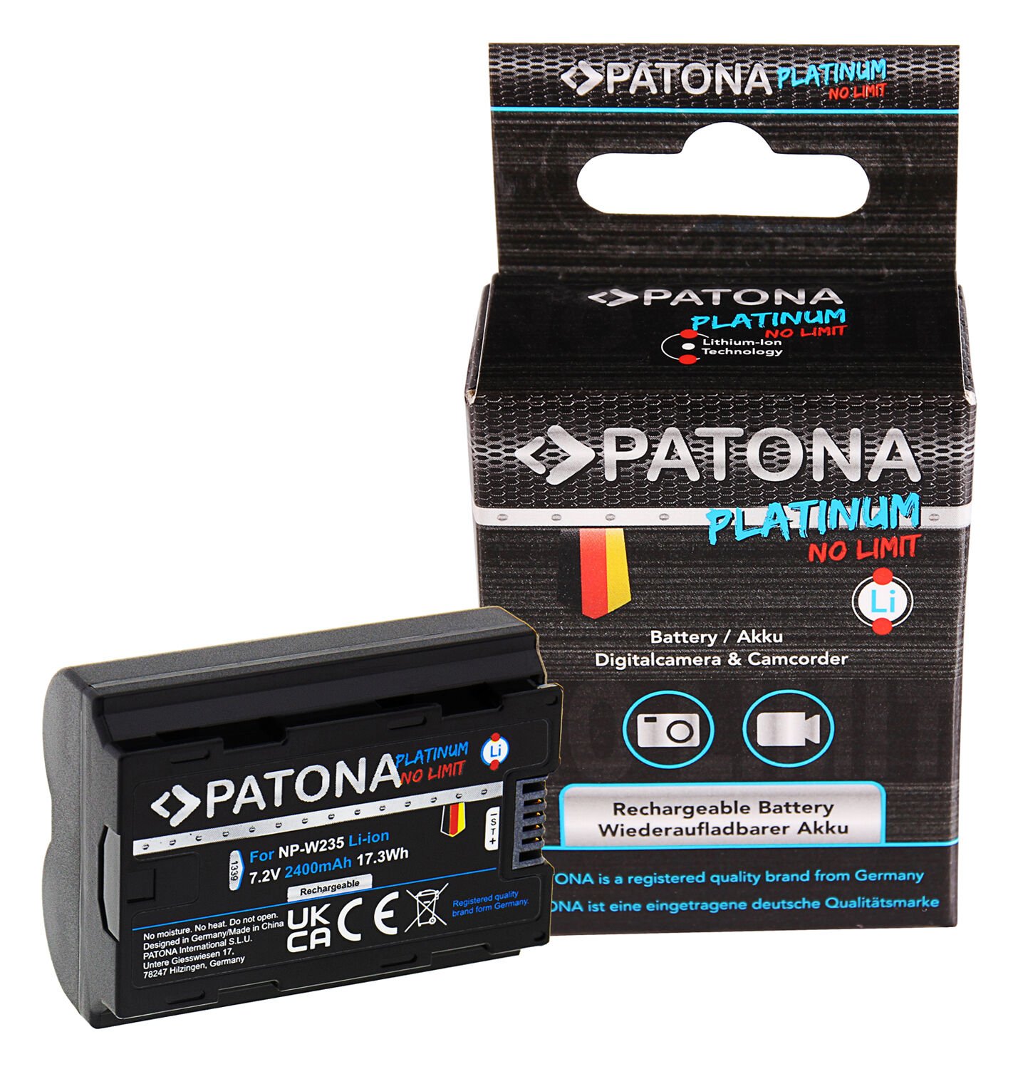 Paton 1339 Platinum Battery f. Fuji NP-W235