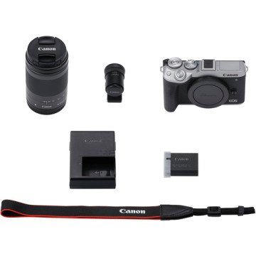 Canon EOS M6 Mark II 18-150mm Lens (Silver)