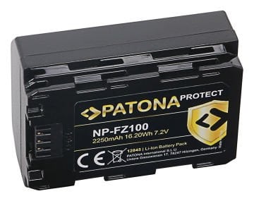 Patona 12845 Protect  Sony NP-FZ100 Battery 2250mAh (12845)