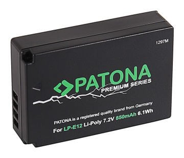 Patona LP-E12 Premium Seri Batarya (1297)