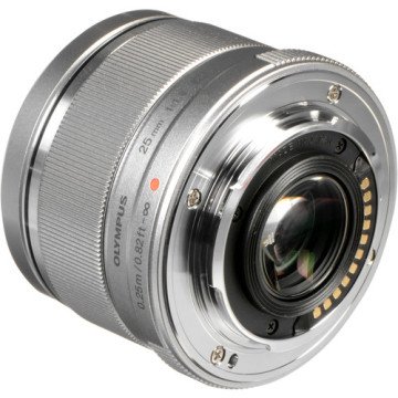 Olympus 25mm f/1.8 Lens Silver