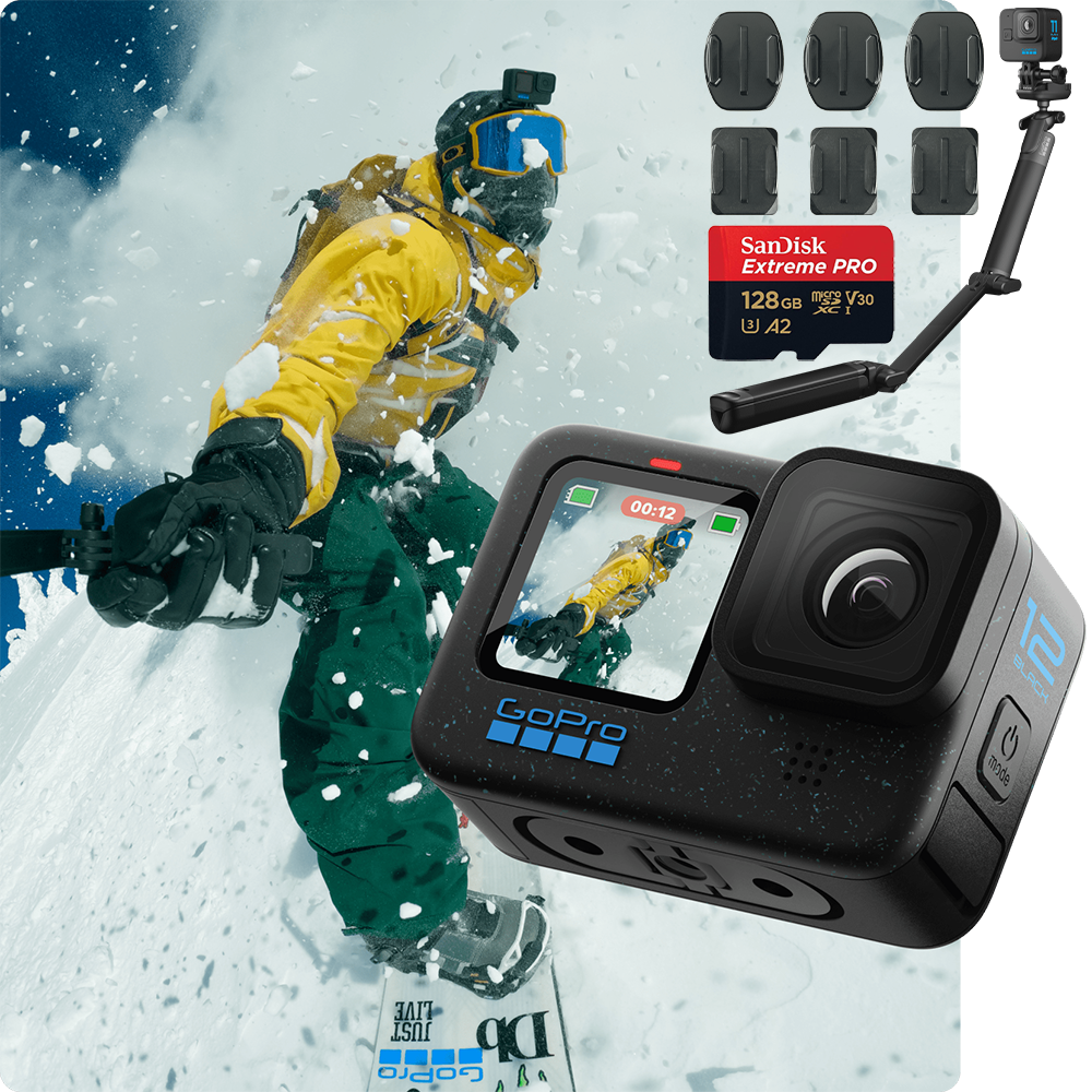 GoPro HERO 12 Black Snowboard Seti