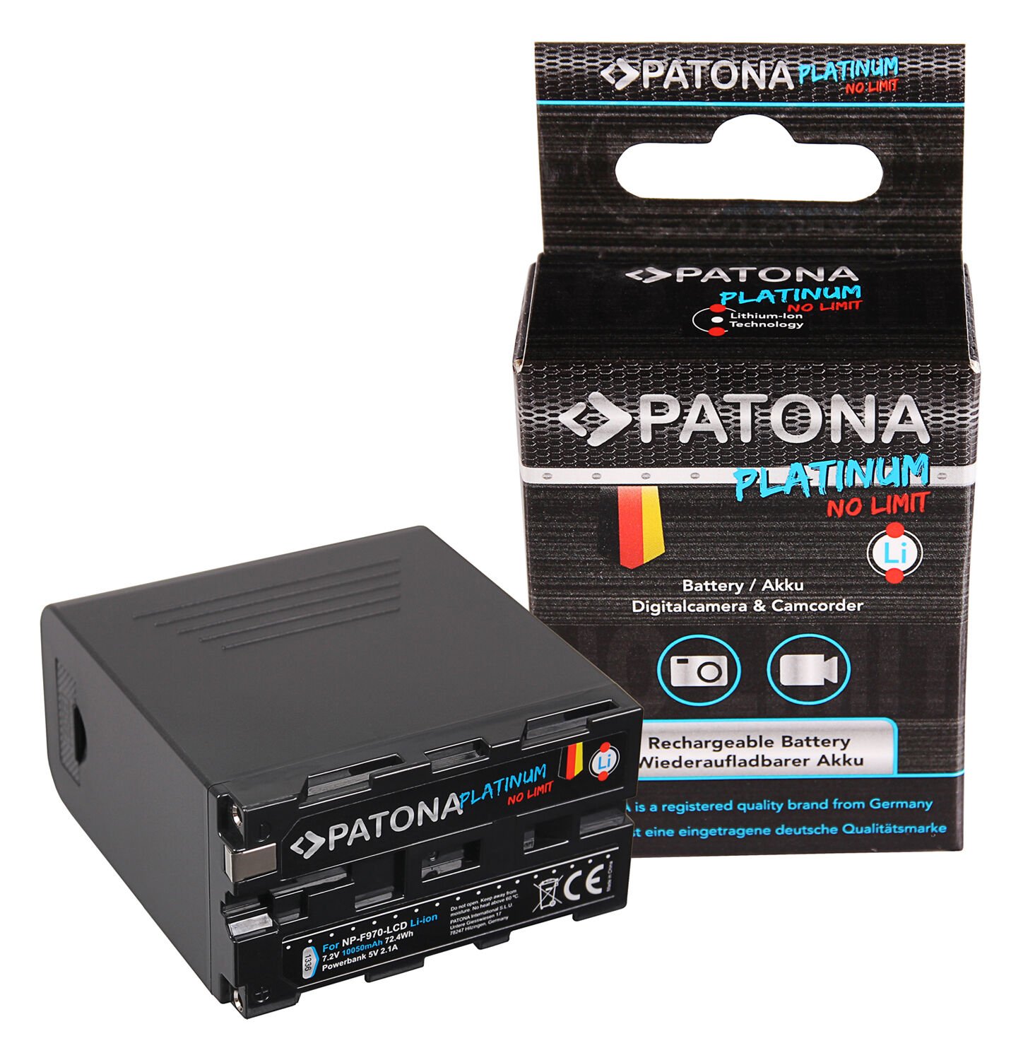 Patona NP-F970 LCD USB Output Platinum Seri Batarya ( 1336)