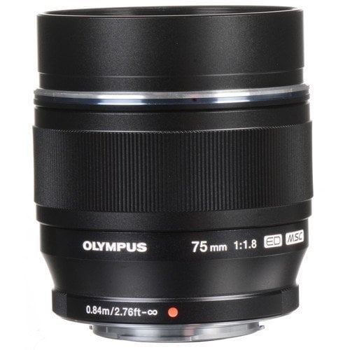 Olympus 75mm f/1.8 Lens Black